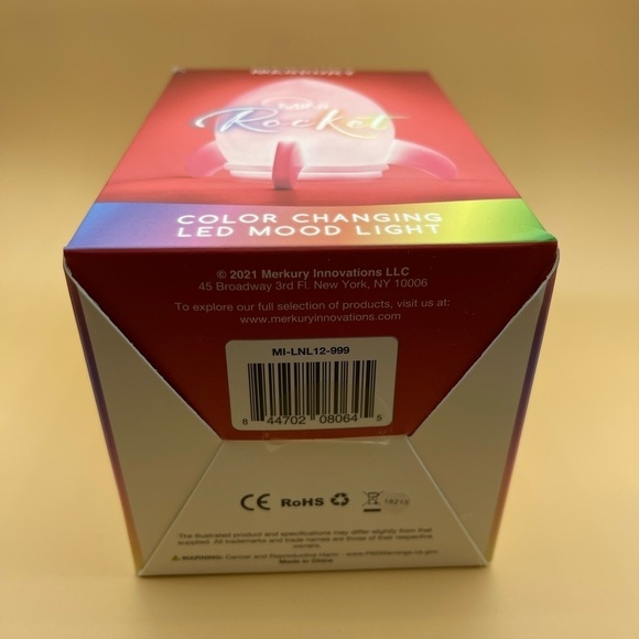 Rocket LED Mood Light/Nightlight, New, No box - Picture 8 of 10